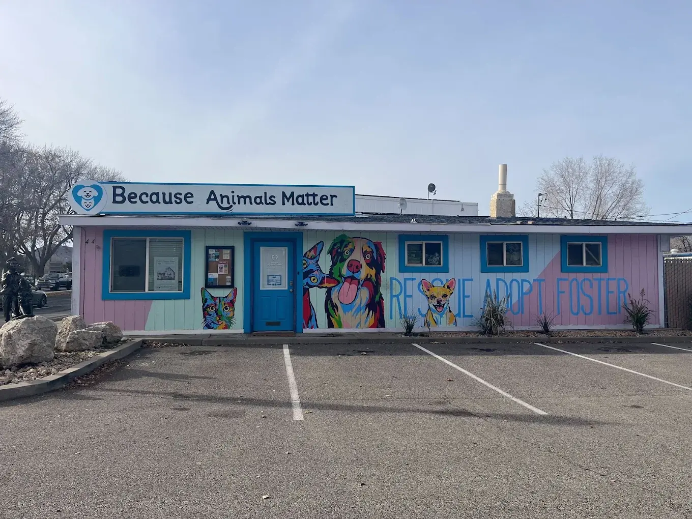 The Because Animals Matter adoption center in Hurricane, Utah